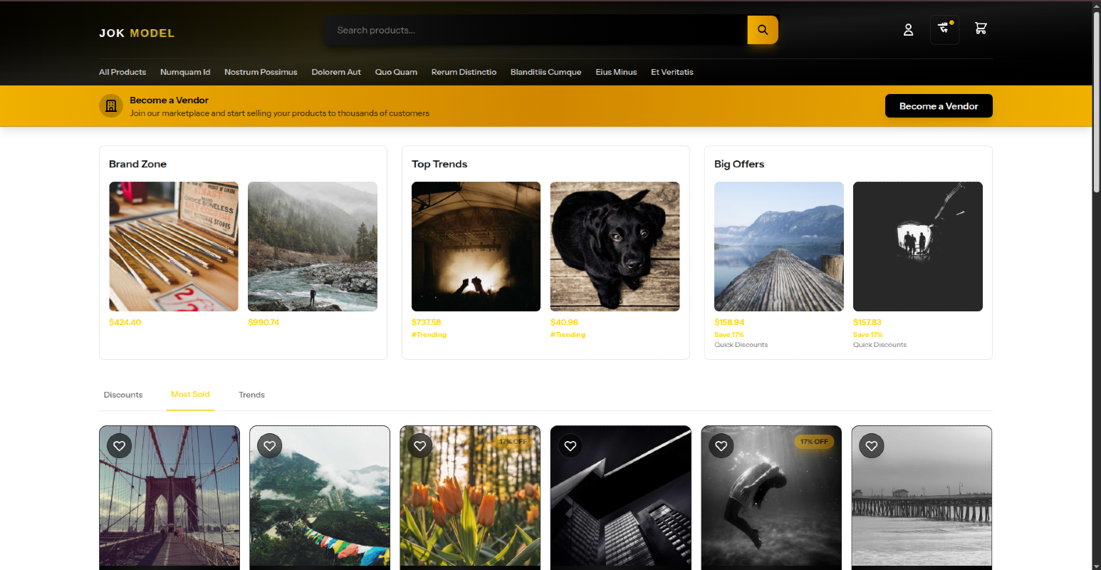 # JOKMODEL — Enterprise Multi-Vendor E-Commerce Marketplace