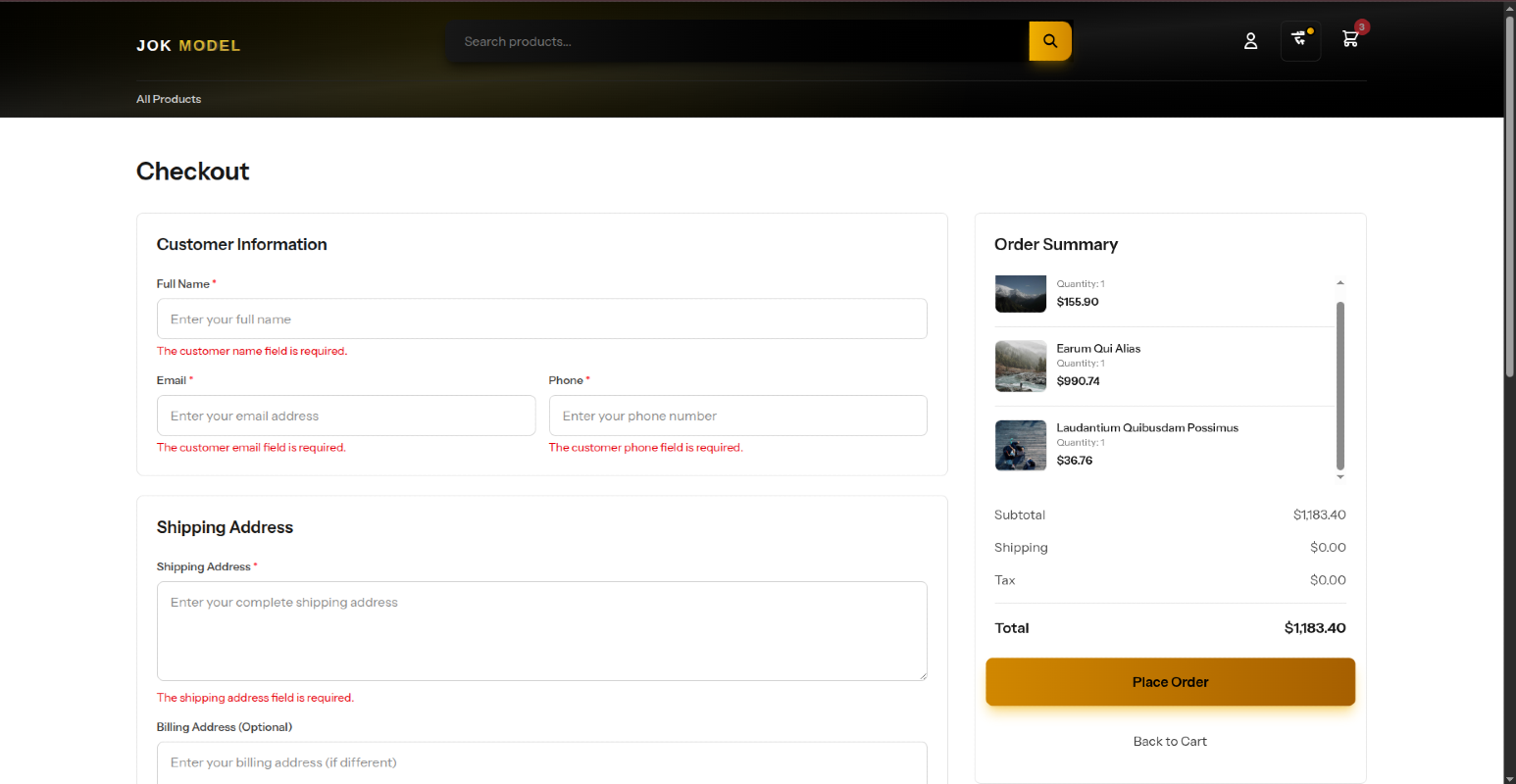 # JOKMODEL — Enterprise Multi-Vendor E-Commerce Marketplace - Slide 3