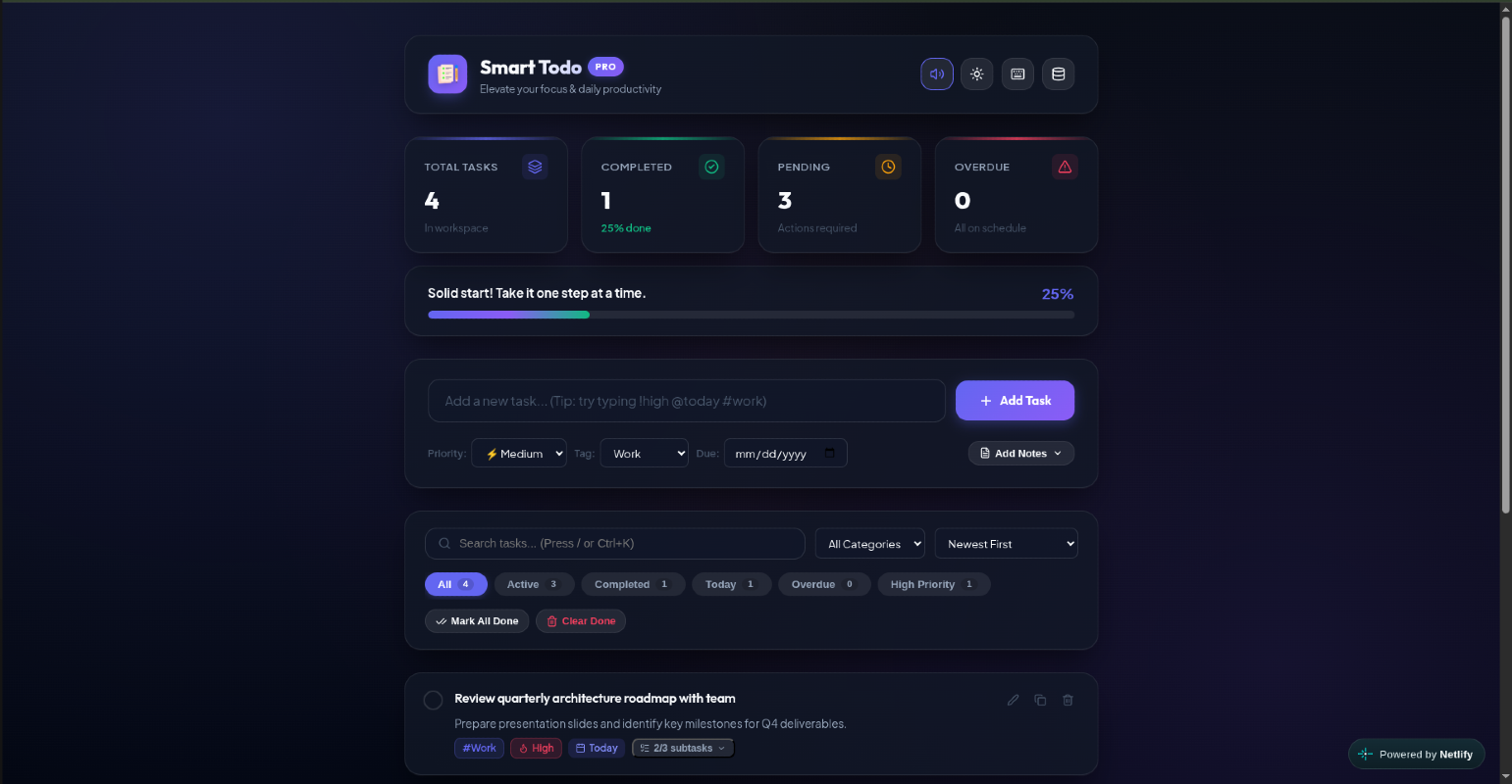Smart Todo Pro